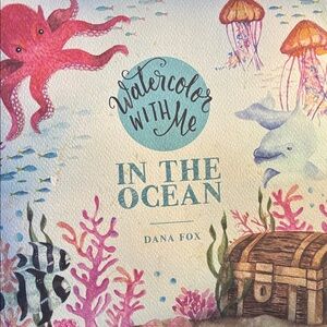Water color with me in the ocean by Dana fox